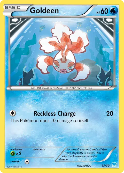 Goldeen, XY trainer Kit (Suicune) 13/30
