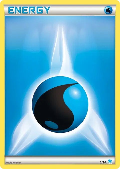 Water Energy, XY trainer Kit (Suicune) 2/30