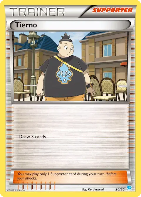 Tierno, XY trainer Kit (Suicune) 20/30