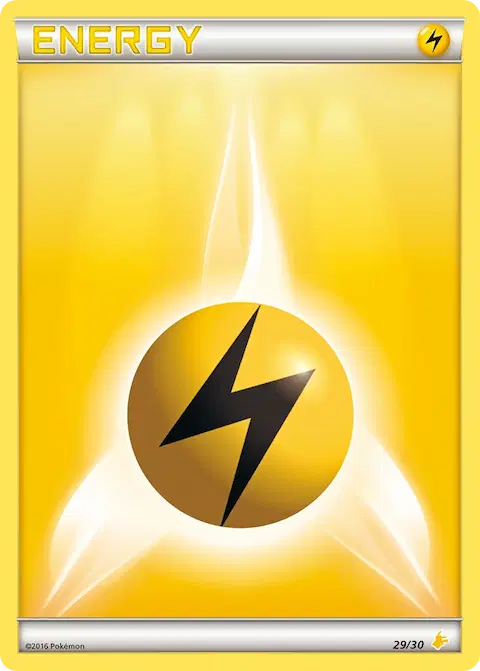 Lightning Energy, XY trainer Kit (Pikachu Libre) 29/30