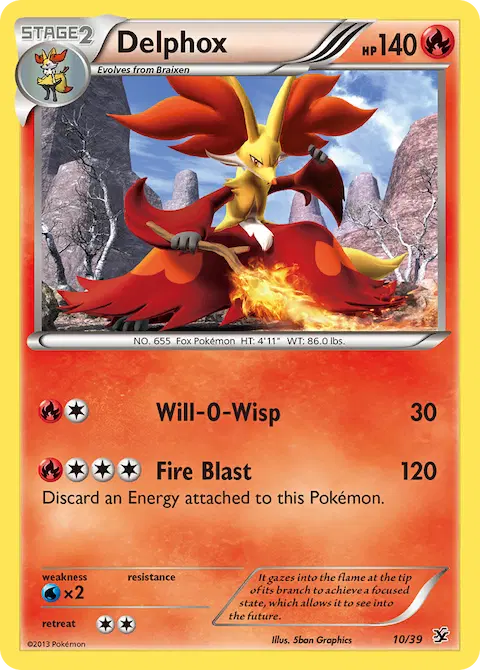 Delphox, Kalos Starter Set 10/39