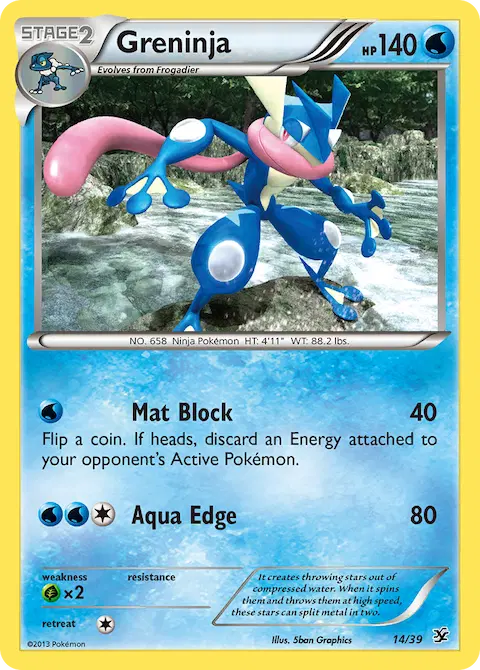 Greninja, Kalos Starter Set 14/39