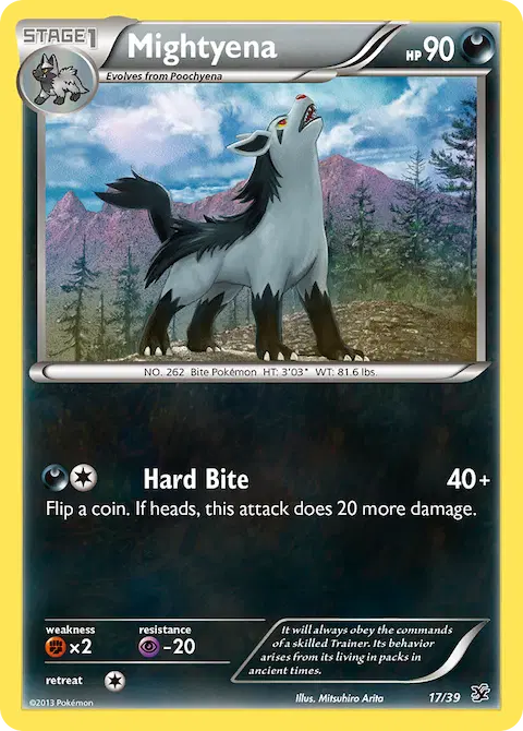 Mightyena, Kalos Starter Set 17/39