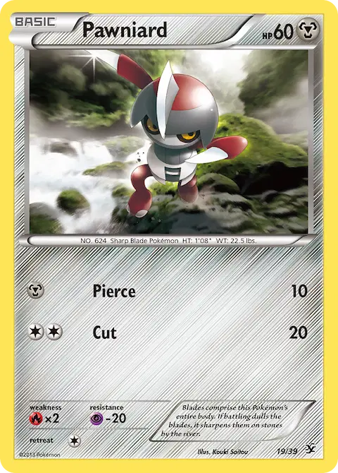 Pawniard, Kalos Starter Set 19/39
