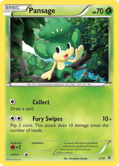 Pansage, Kalos Starter Set 2/39