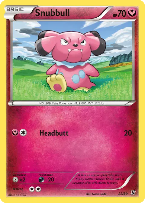 Snubbull, Kalos Starter Set 22/39