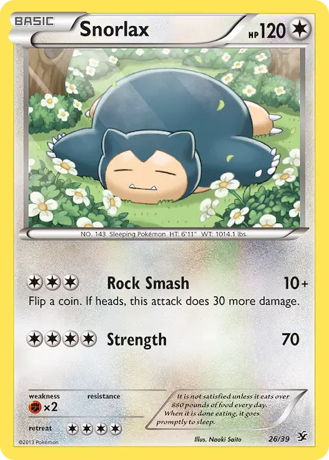 Snorlax, Kalos Starter Set 26/39