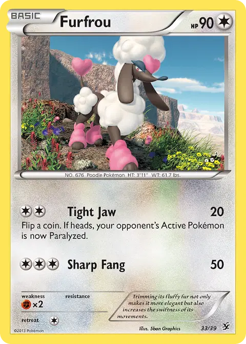 Furfrou, Kalos Starter Set 33/39