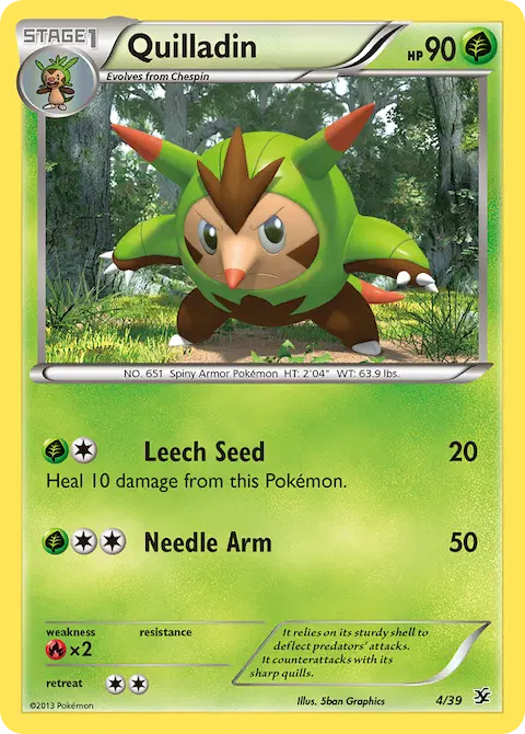 Quilladin, Kalos Starter Set 4/39