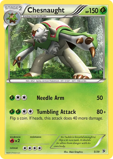 Chesnaught, Kalos Starter Set 5/39
