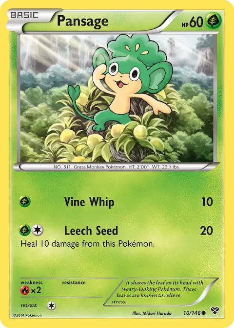 Pansage, XY 10/146