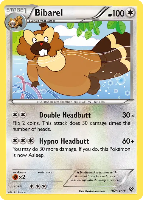 Bibarel, XY 107/146