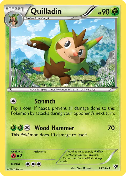 Quilladin, XY 13/146