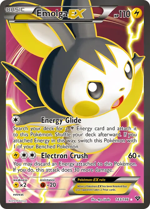 Emolga EX, XY 143/146
