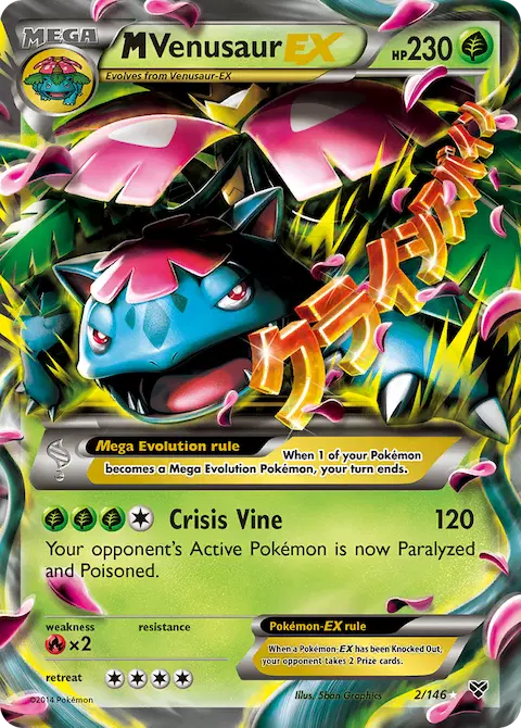 M Venusaur EX, XY 2/146