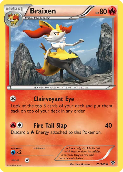 Braixen, XY 25/146