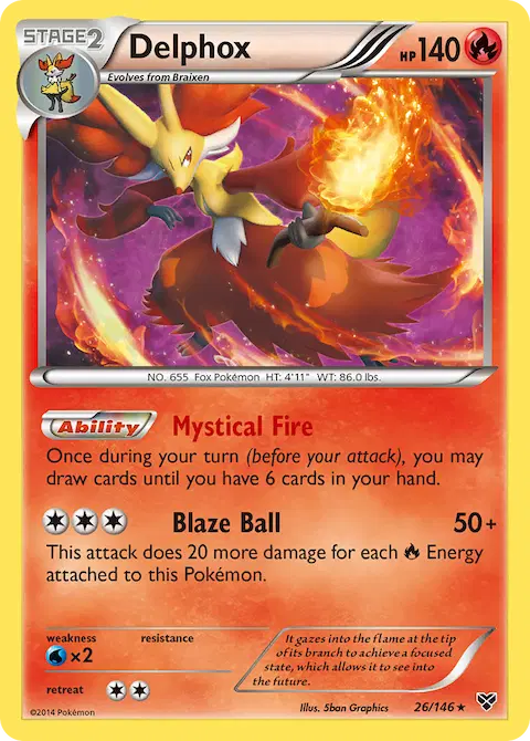 Delphox, XY 26/146
