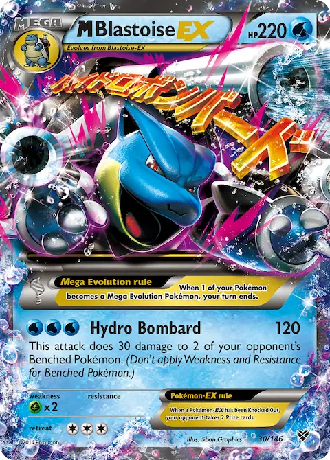 M Blastoise EX, XY 30/146