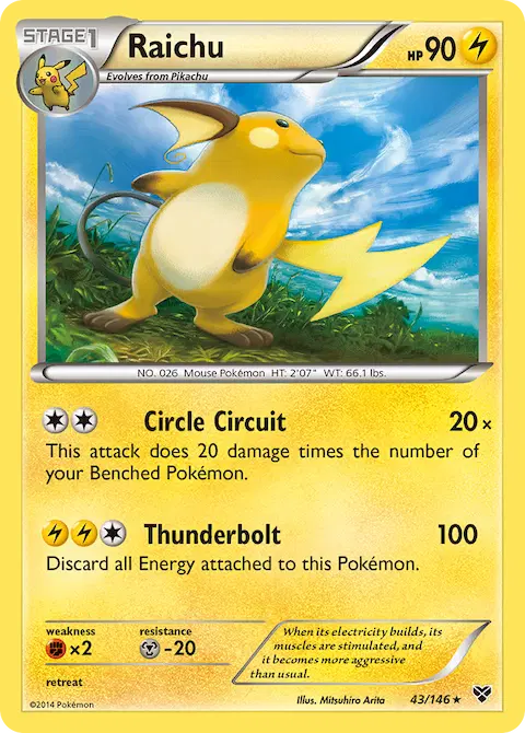 Raichu, XY 43/146