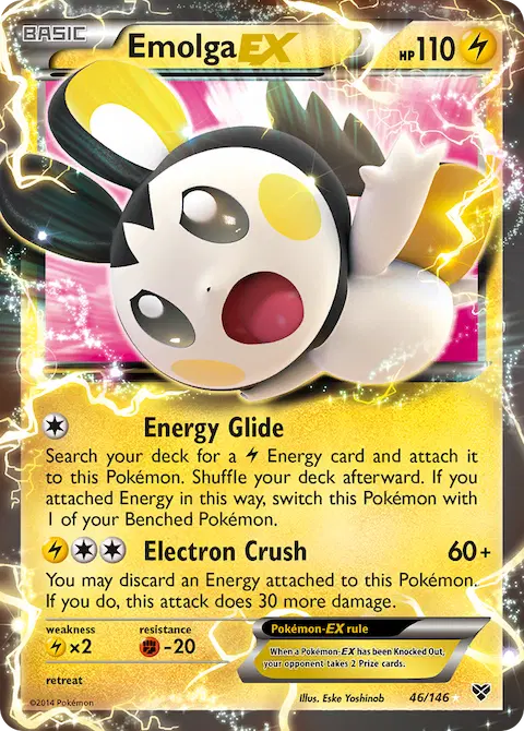 Emolga EX, XY 46/146