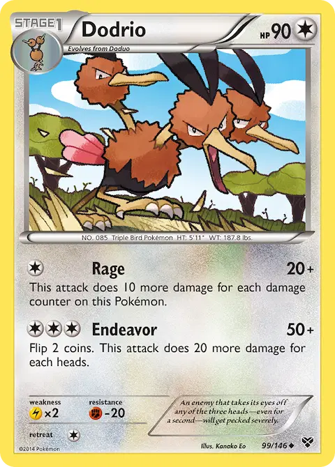 Dodrio, XY 99/146