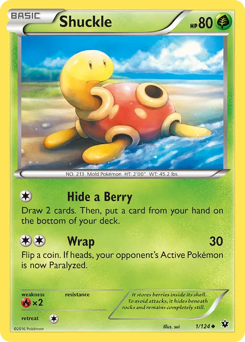 Shuckle, Fates Collide 1/124