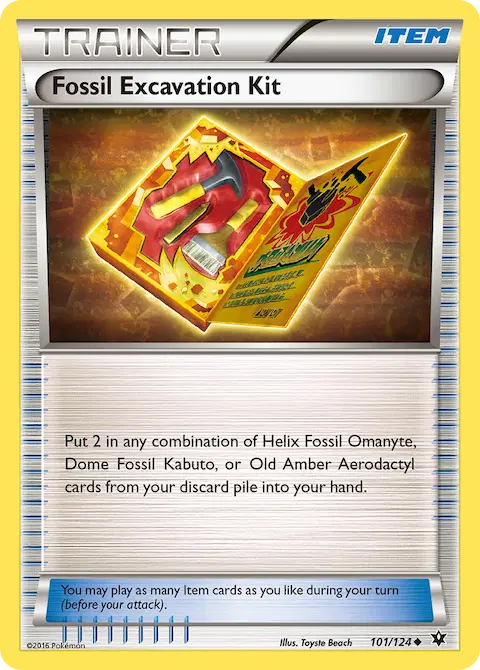 Fossil Excavation Kit, Fates Collide 101/124