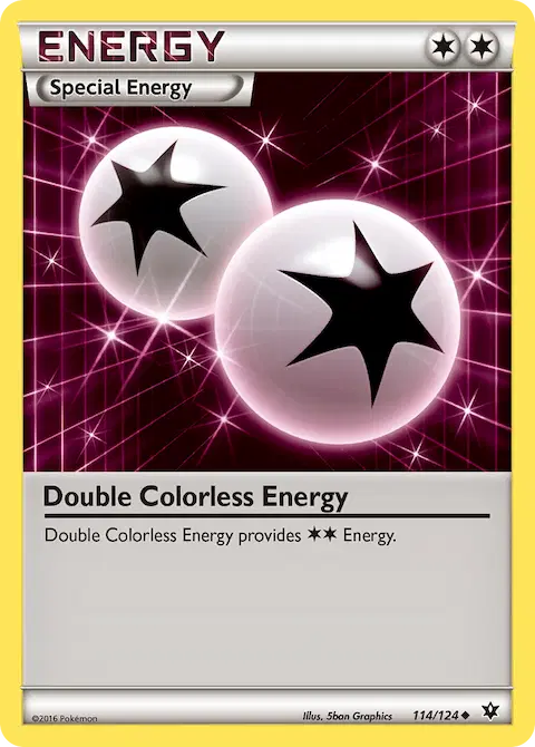 Double Colorless Energy, Fates Collide 114/124