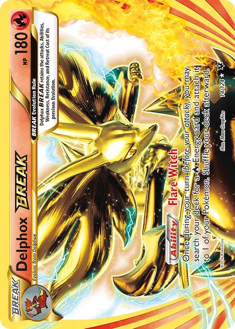 Delphox BREAK, Fates Collide 14/124