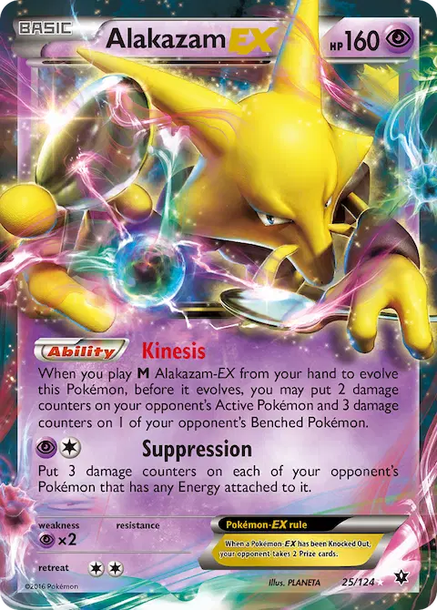 Alakazam EX, Fates Collide 25/124
