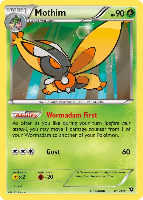 Mothim, Fates Collide 4/124
