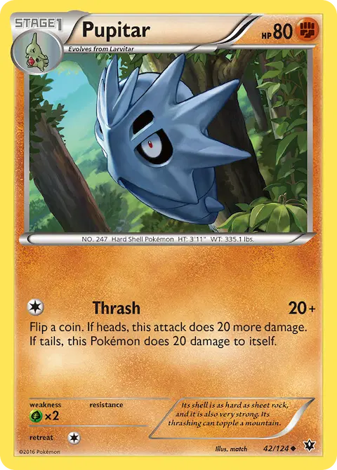 Pupitar, Fates Collide 42/124