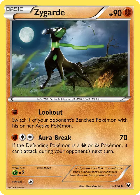 Zygarde, Fates Collide 52/124