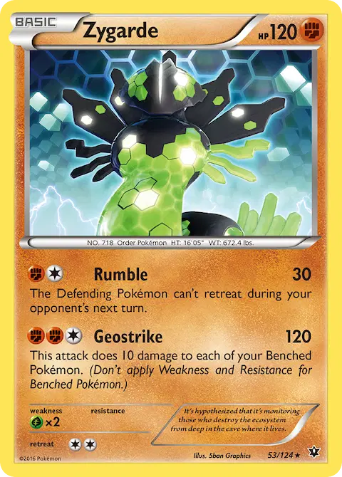 Zygarde, Fates Collide 53/124
