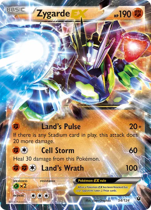 Zygarde EX, Fates Collide 54/124