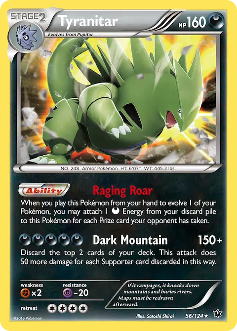 Tyranitar, Fates Collide 56/124