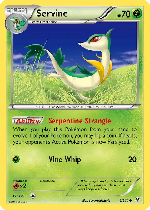 Servine, Fates Collide 6/124