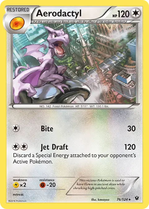 Aerodactyl, Fates Collide 76/124