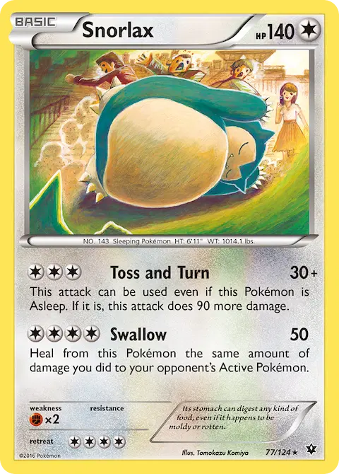 Snorlax, Fates Collide 77/124