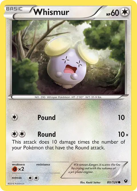 Whismur, Fates Collide 80/124