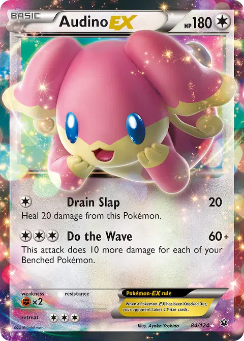 Audino EX, Fates Collide 84/124