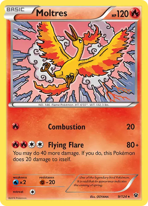 Moltres, Fates Collide 9/124