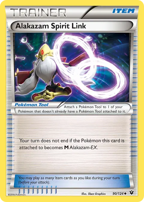 Alakazam Spirit Link, Fates Collide 90/124
