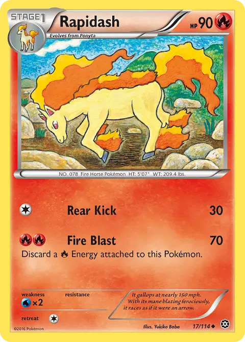 Rapidash, Steam Siege 17/114