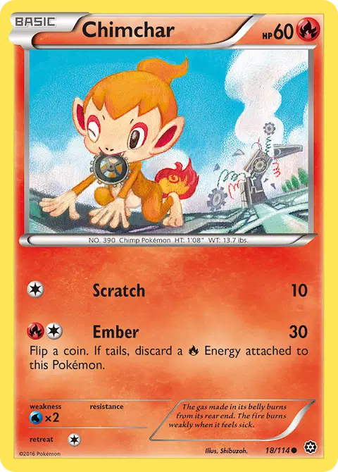 Chimchar, Steam Siege 18/114