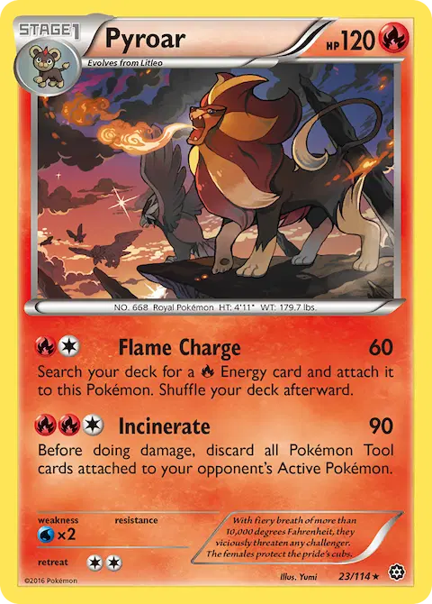 Pyroar, Steam Siege 23/114