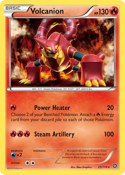 Volcanion, Steam Siege 25/114