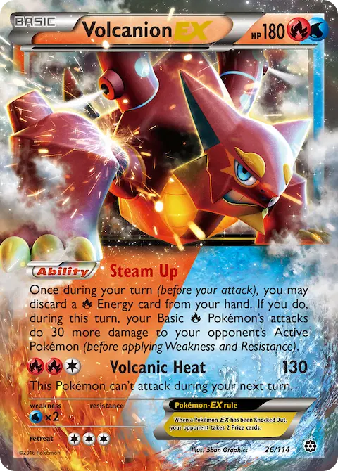 Volcanion EX, Steam Siege 26/114