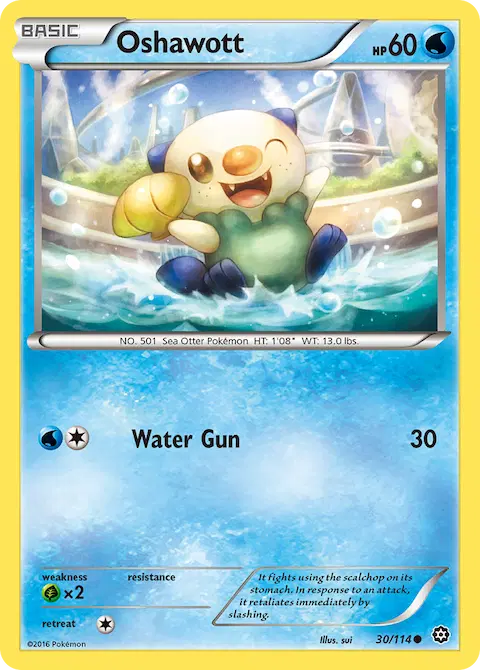 Oshawott, Steam Siege 30/114
