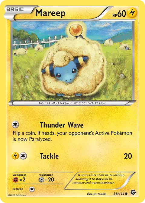 Mareep, Steam Siege 38/114